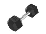 Platinum Hex Rubber Dumbbell