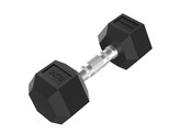 Platinum Hex Rubber Dumbbell