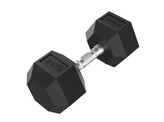 Platinum Hex Rubber Dumbbell