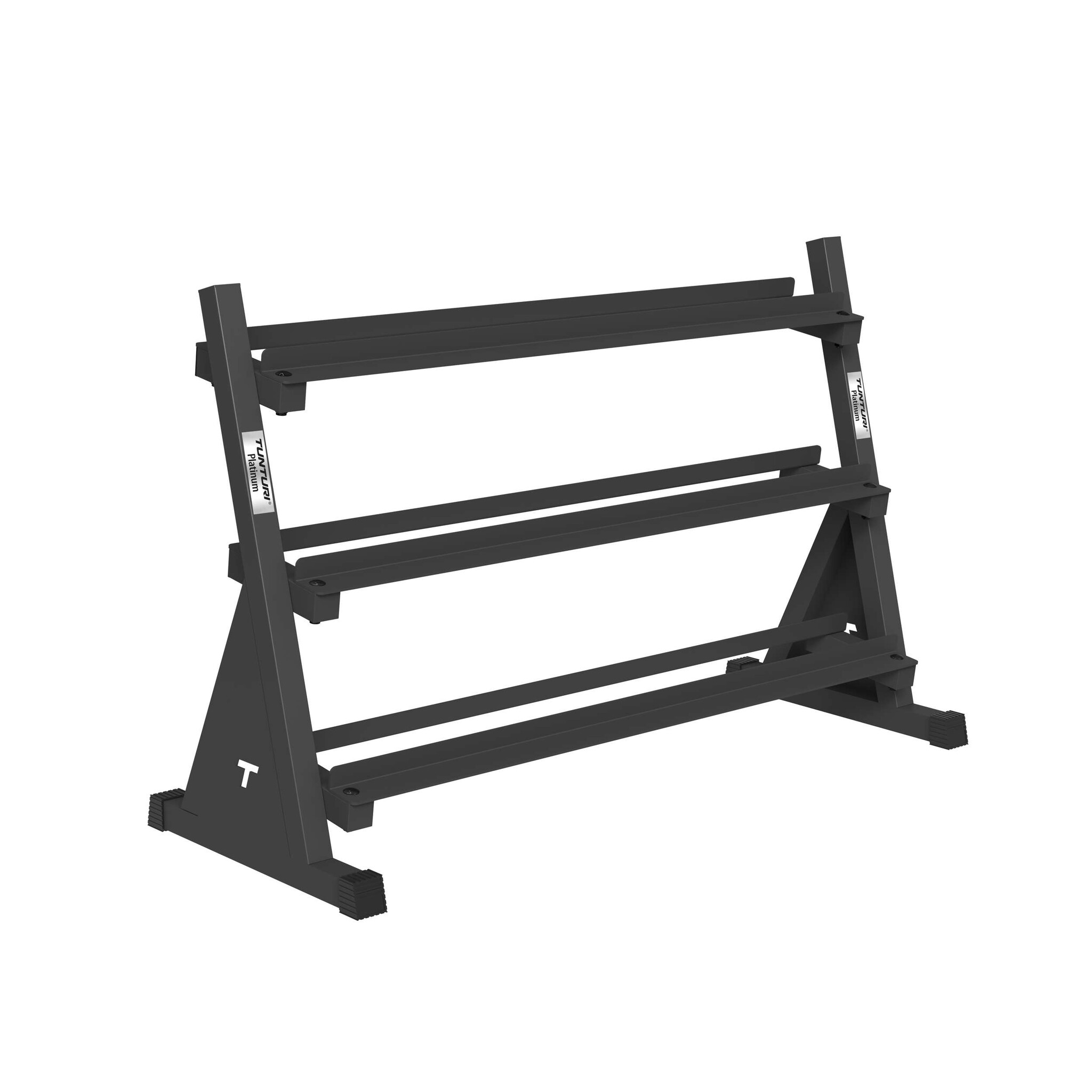Platinum Hex Rubber Dumbbell Rek