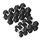Platinum Hex Rubber Dumbbell Set