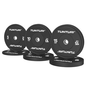 Platinum Bumper Plates Zwart, 60 kg, set