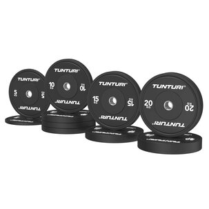 Platinum Bumper Plates Zwart, 120 kg, set