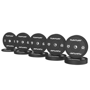 Platinum Bumper Plates Black, 150 kg, set