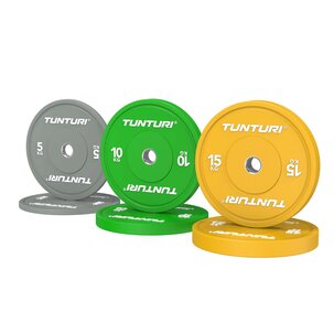 Platinum Bumper Plates Kleur, 60 kg, set