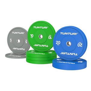 Platinum Bumper Plates Kleur, 90 kg, set