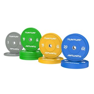 Platinum Bumper Plates Kleur, 120 kg, set