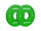 Platinum Fractional Plate, Green, Pair