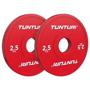 Platinum Fractional Plate, Red, 2.5 kg, pair