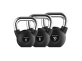 Platinum Rubber Kettlebell Set 6 – 10 kg