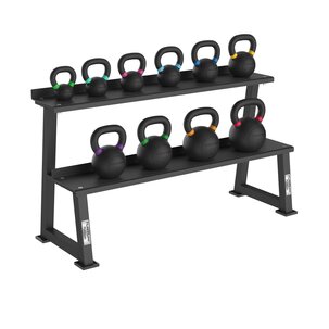 Platinum Gusseisen Kettlebell, Set 4 – 32 kg + Kettlebell Ständer