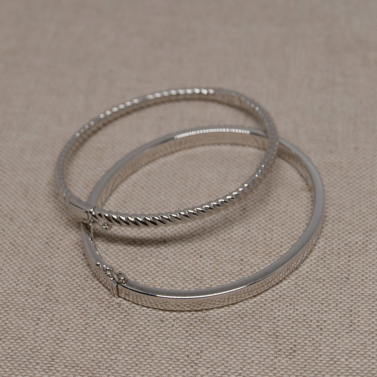 One Sterling Silver Bangle Bracelet | Create Your Bangle Set | Solid Silver  Bangle | Closed Stacking Bangle | Handcrafted Silver Hoop Bangle |  MakerPlace by Michaels