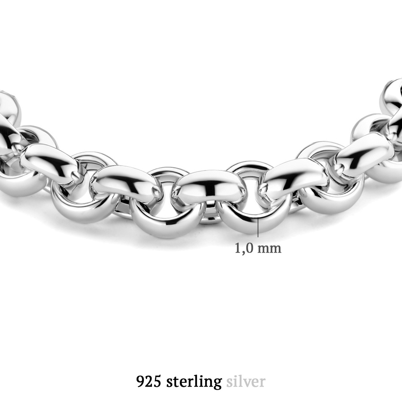 Di Me sterling silver Parte - PDM32011 link 925 bracelet