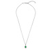 Parte di Me Mia Colore Verdi 925 sterling silver necklace with green zirconia stone