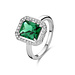 Parte di Me Mia Colore Verdi anello in argento sterling 925 con pietra zircone verde