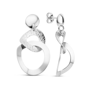 Parte di Me Bibbiena Poppi Madonna boucles d'oreilles pendantes en argent sterling 925