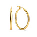 Parte di Me Bibbiena Poppi Casentino 925 sterling silver gold plated hoop earrings