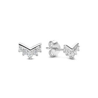 Parte di Me Santa Maria della Base clous d'oreilles en argent sterling 925