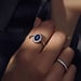 Parte di Me Mia Colore Azure 925 sterling zilveren ring met blauwe zirkonia steen