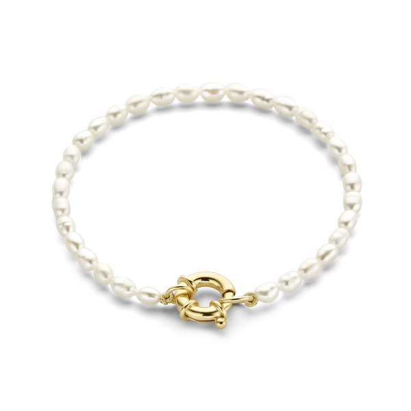 Parte di Me Brioso Cortona Bella 925 sterling silver gold plated pearl bracelet