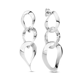 Parte di Me Bibbiena Poppi Madonna boucles d'oreilles pendantes en argent sterling 925