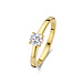 Parte di Me Ponte Vecchio Sofia 925 sterling silver gold plated ring with 14 karat gold plating