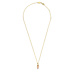 Parte di Me La Sirena Ombrone 925 sterling silver gold plated necklace with 14 karat gold plating