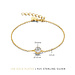 Parte di Me Cento Luci Rosia 925 sterling zilveren gold plated armband met zirkonia steen