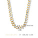 Parte di Me Cento Luci Natale 925 sterling silver gold plated necklace with preciosa crystal
