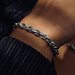 Parte di Me Bibbiena Poppi San Fedele bracciale a maglie in argento sterling 925