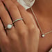 Parte di Me Brioso Cortona Bella 925 sterling silver ring with freshwater pearl