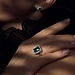 Parte di Me Mia Colore Verdi 925 sterling zilveren ring met groene zirkonia steen