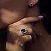 Parte di Me Mia Colore Azure 925 sterling silver ring with blue zirconia stone