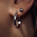 Parte di Me Sorprendimi paire de boucles d'oreilles en argent sterling 925