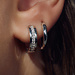 Parte di Me Sorprendimi 925 sterling silver earrings set with zirconia stones