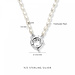 Parte di Me Sorprendimi 925 sterling silver necklace and bracelet gift set with freshwater pearls