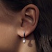Parte di Me Brioso Cortana Ambra 925 sterling zilveren oorhangers met zoetwaterparel