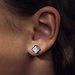 Parte di Me Brioso Cortona Dara 925 sterling silver ear studs with mother of pearl