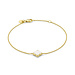 Parte di Me Brioso Cortona Dara 925 sterling silver gold plated bracelet with mother of pearl