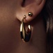 Parte di Me Sorprendimi 925 sterling silver gold plated earrings set