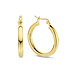 Parte di Me Bibbiena Poppi Casentino 925 sterling silver gold plated hoop earrings