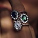Parte di Me Mia Colore Verdi 925 sterling silver ring med grön zirkonia sten