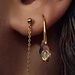 Parte di Me Sorprendimi 925 sterling silver gold plated earrings set
