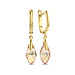 Parte di Me Sorprendimi 925 sterling silver gold plated earrings set