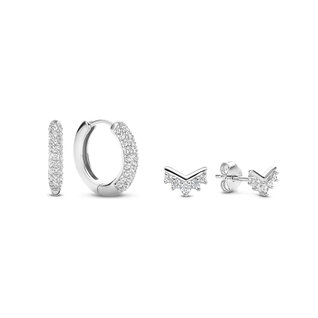 Parte di Me Sorprendimi 925 sterling silver earrings set