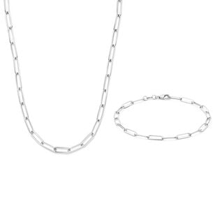 Parte di Me Sorprendimi 925 sterling zilveren ketting en armband giftset