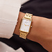 Parte di Me Orologio rectangular ladies watch gold coloured and mother of pearl