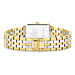 Parte di Me Orologio rectangular ladies watch gold and silver coloured