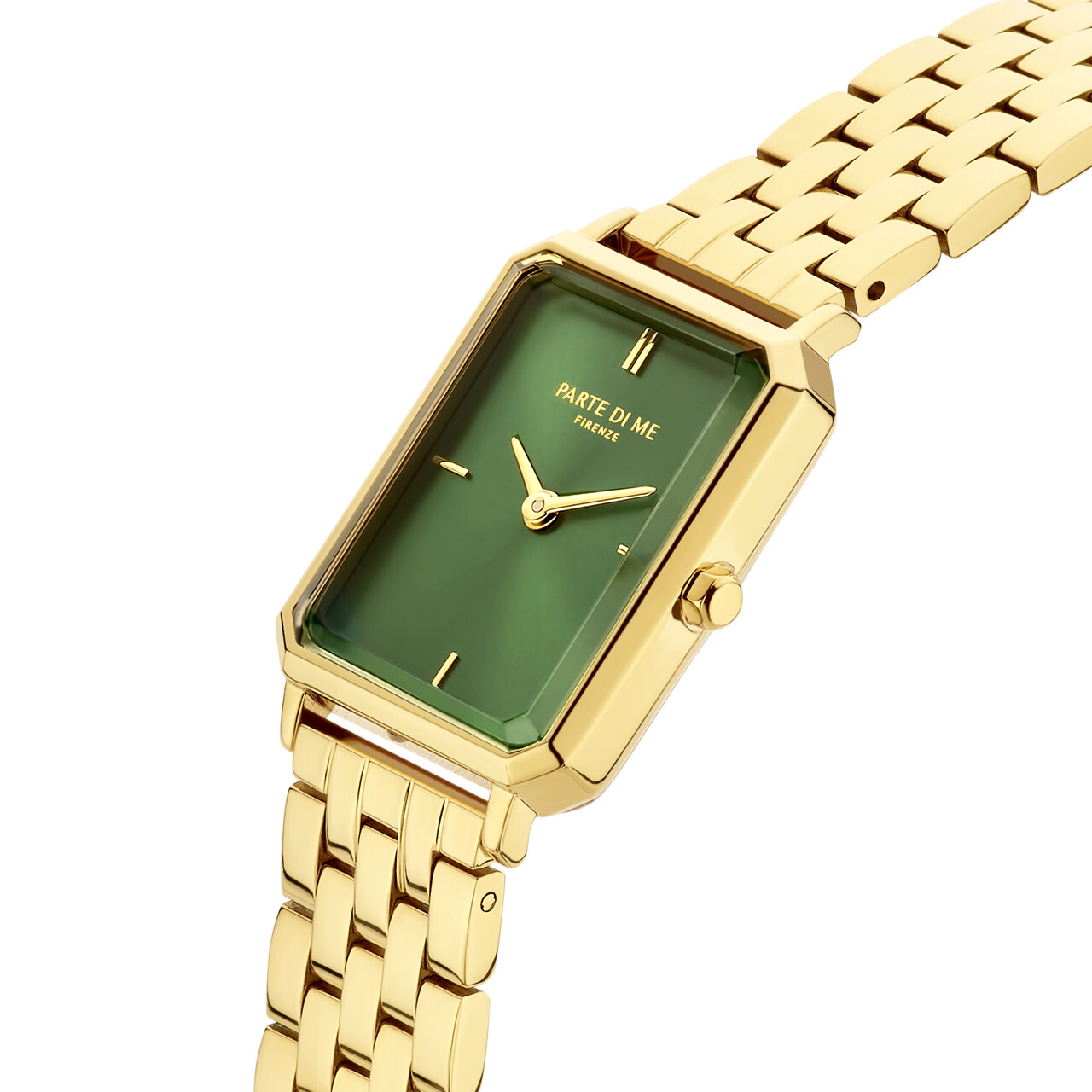 Parte Di Me - rectangular ladies watch gold coloured PDM09002