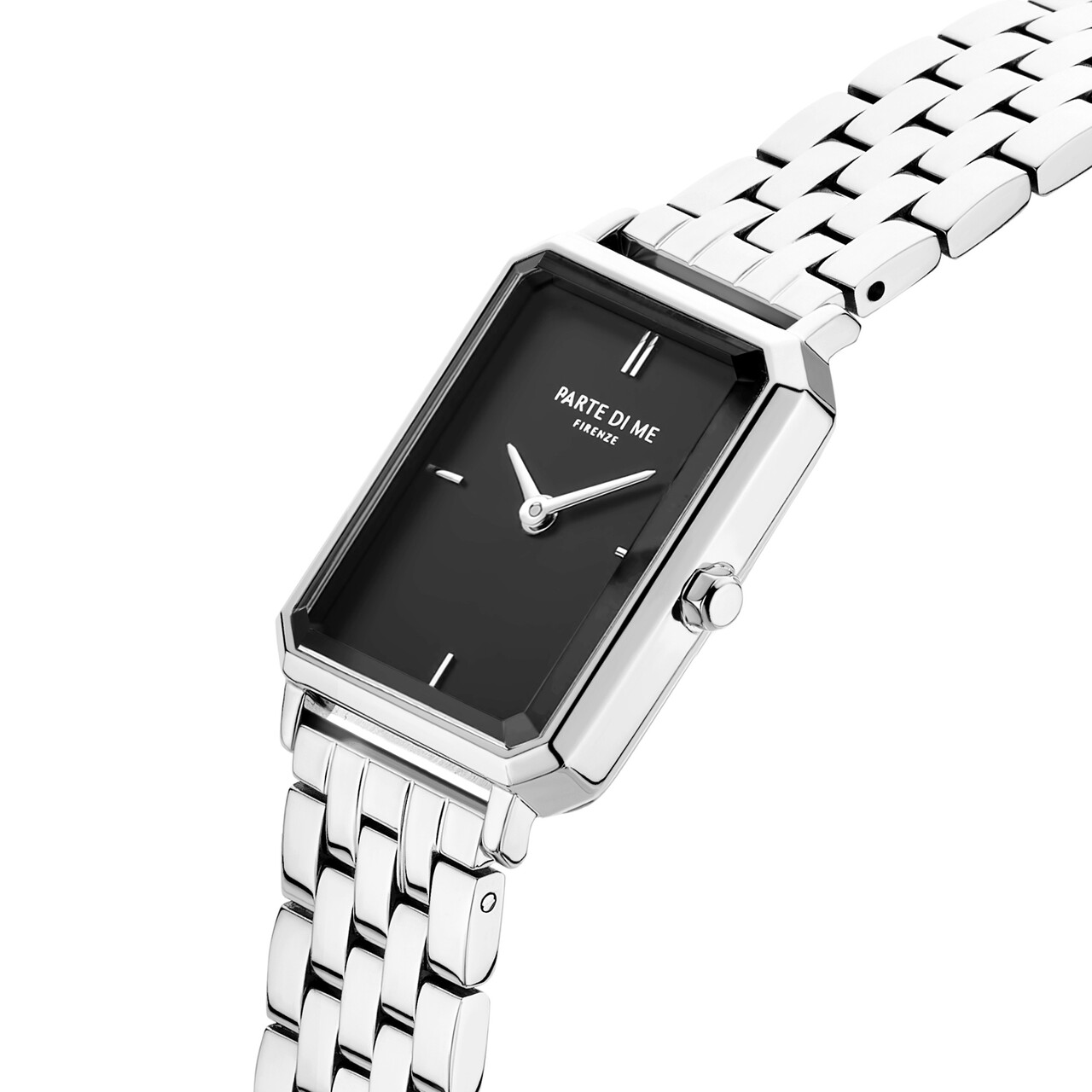 Parte Di Me rectangular ladies watch silver coloured PDM09004
